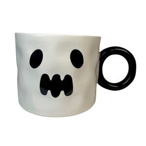 White & Black Ghost Mug Cup Halloween Horror Spooky Gothic Home Trick Or Treat